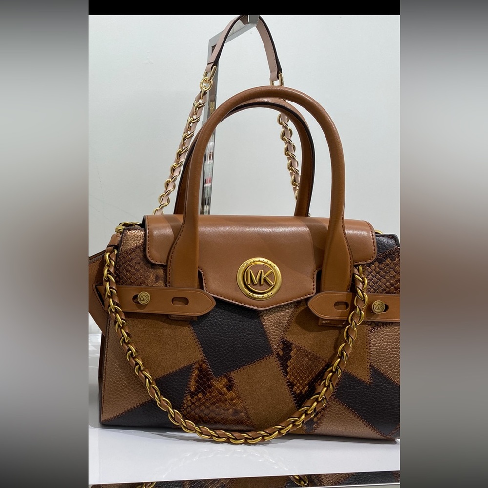 Michael Kors Carmen Small Patchwork Embossed Leat… - image 2